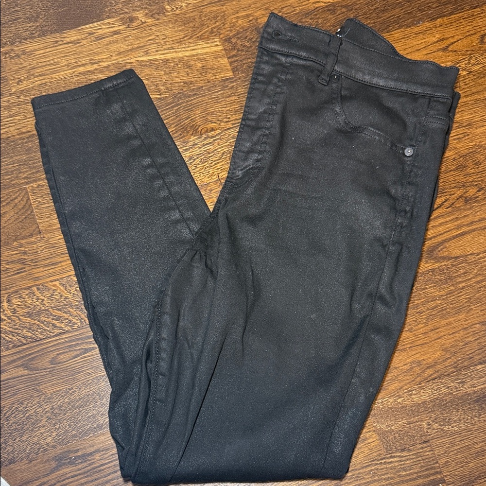 Black Wax Jeans